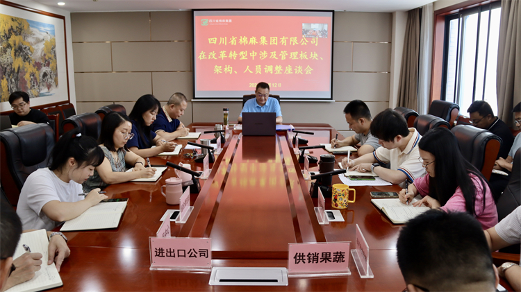 集團(tuán)公司召開在改革轉(zhuǎn)型中涉及管理板塊、架構(gòu)、人員調(diào)整座談會(huì)